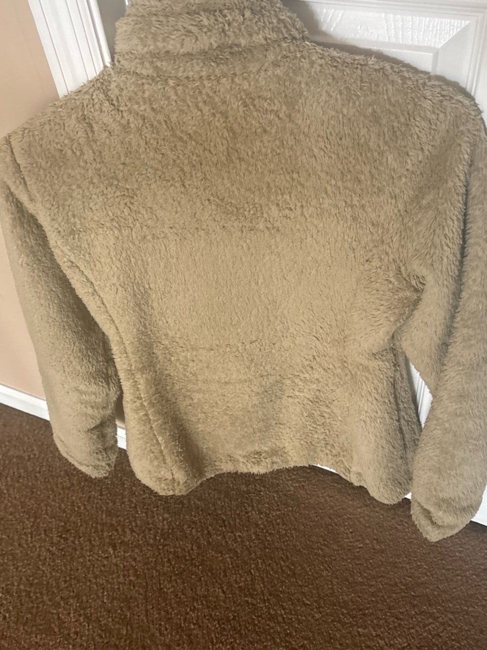Patagonia Women's Plush Teddy Jacket in Tan